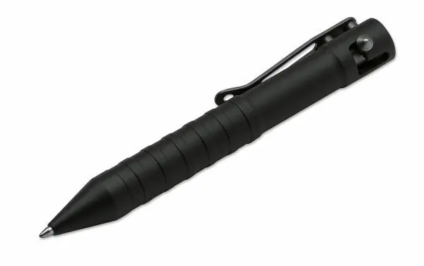 Böker Plus K.I.D. Cal.50 taktické pero 10,9 cm, černé, hliníkové Značkový