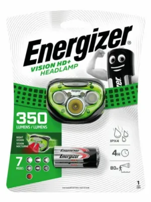 Čelovka Energizer Vision HD+ 3 x AAA Dokud Zásoby Vydrží