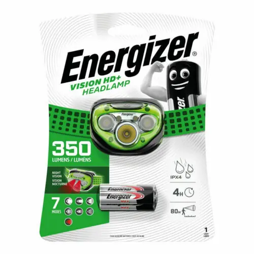 Čelovka Energizer Vision HD+ 3 x AAA Dokud Zásoby Vydrží