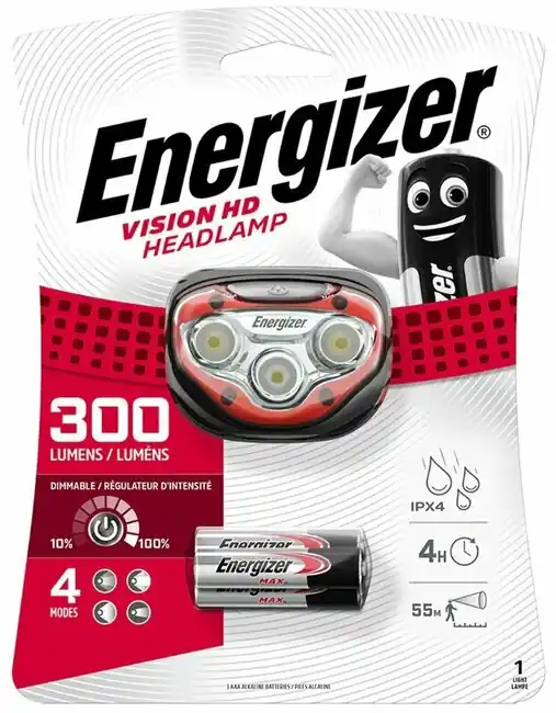 Energizer čelovka Vision HD 3 x AAA Akční Cena