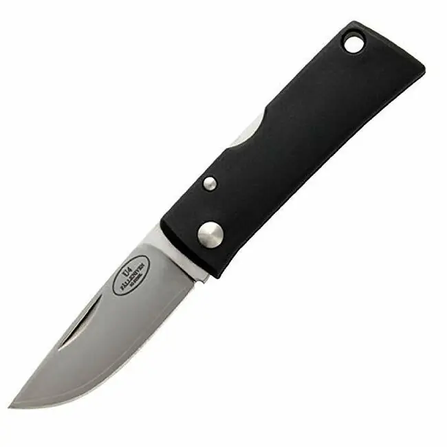 Rychlé Dodání Kapesní nůž Fällkniven U4 5,3 cm, černý, Grilon
