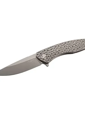 Jednoruční kapesní nůž Herbertz 10 cm, titan, CNC povrchová struktura Must-Have