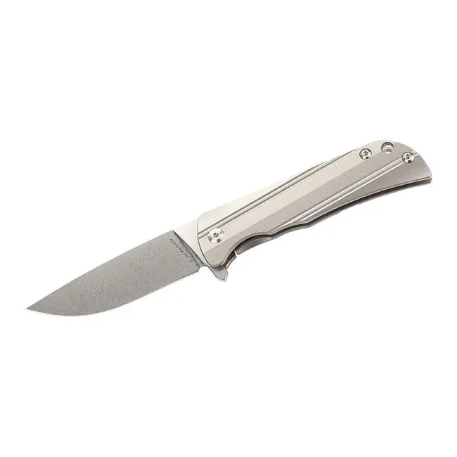Levný Jednoruční kapesní nůž Herbertz 8,6 cm, titanový, červený