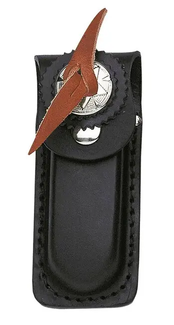 Levný Herbertz černé kožené pouzdro 14,5cm