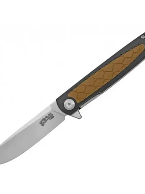 Autentický Kapesní nůž Herbertz G10 D2 9 cm černý/hnědý