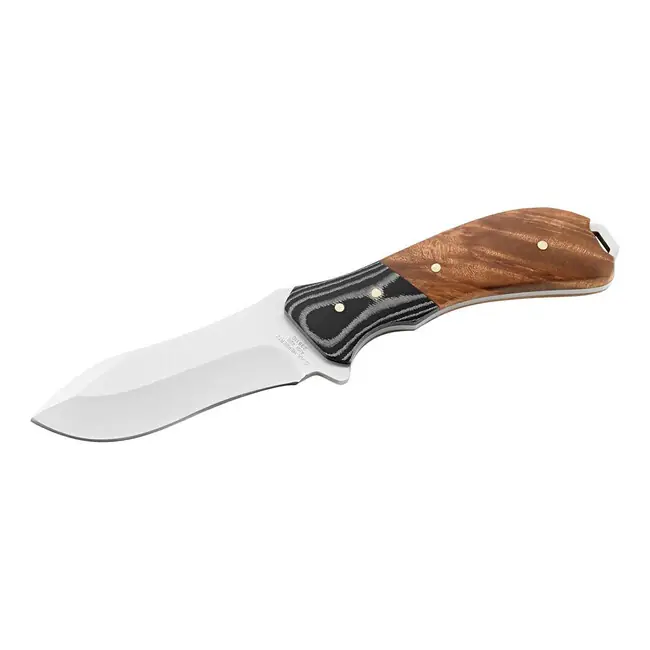 Outdoorový nůž Herbertz 10 cm, dřevo, Micarta, kožené pouzdro Horká Nabídka