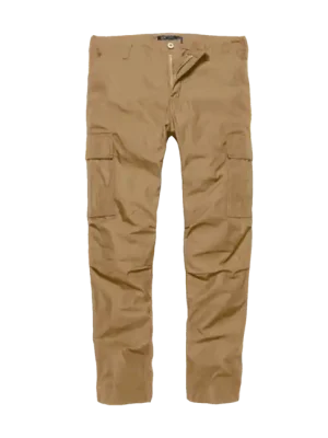 Víkendová Akce Vintage Industries Kalhoty Owen, dark khaki