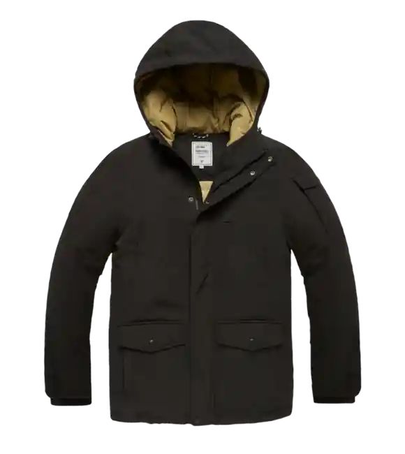 Ověřený Vintage Industries Gavyn parka, černá