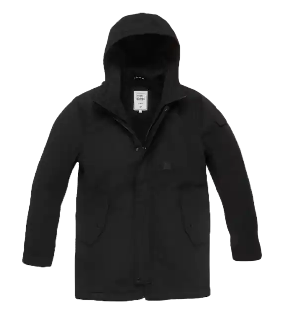 Vintage Industries Gus parka, černá Akční Cena