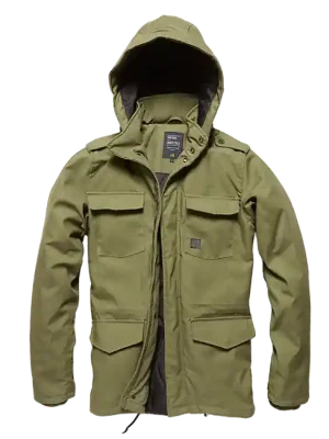 Vintage Industries Darren parka, olive drab Víkendová Akce
