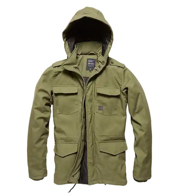 Vintage Industries Darren parka, olive drab Víkendová Akce