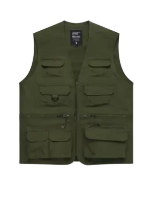 Vintage Industries Rybářská vesta Legend, šalvějová Výprodej