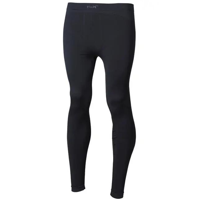 Fox Outdoor Termo-funkční spodky, dlouhé, černé Levný