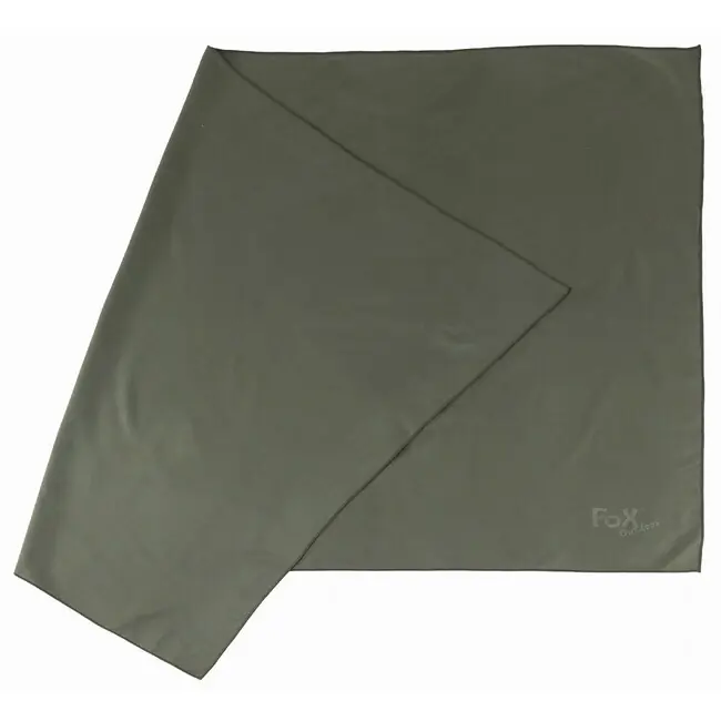 Fox Outdoor Cestovní ručník, "Quickdry", mikrovlákno, OD zelená, cca 130 x 80 cm Vysoce Kvalitní