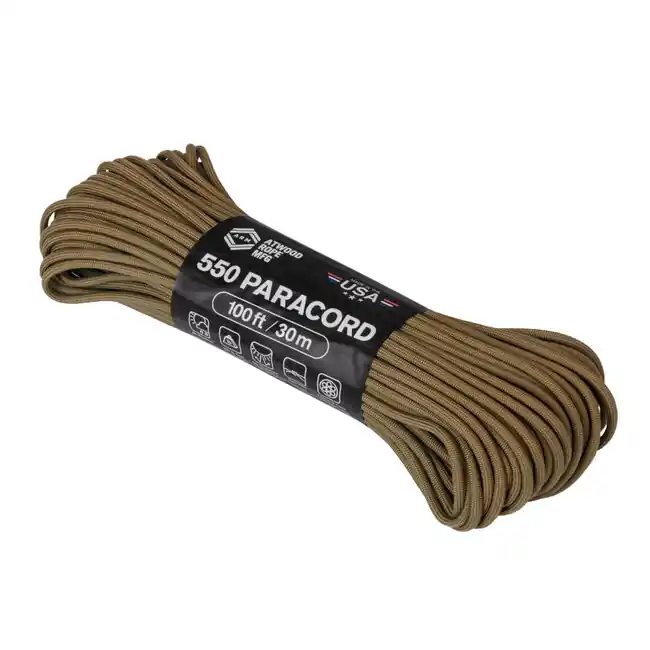 Helikon-Tex 550 Paracord (100 stop) - Coyote Rychlé Dodání