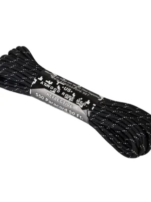 Tovární Cena Helikon-Tex 550 Paracord reflexní (50ft) - černý