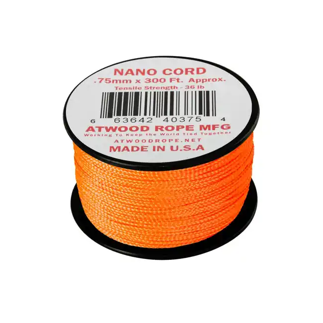 Expresní Doručení Helikon-Tex Nano kabel (300 stop) - neonově oranžový