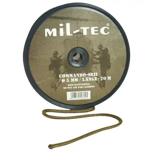 Super Cena Mil-Tec COYOTE 5 MM (70 M) COMMANDO LANO