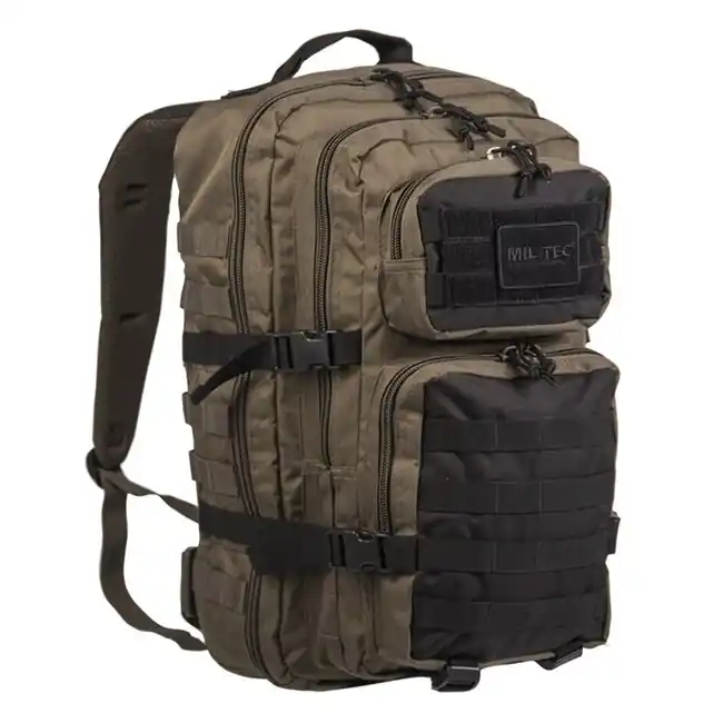 Mil-Tec RANGER ZELENO-ČERNÝ BATOH US ASSAULT VELKÝ Vrácení Zdarma