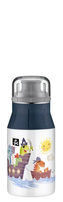 Originální alfi elementBottle Dětská láhev na pití z nerezové oceli ‘ 0,4 L pirátská