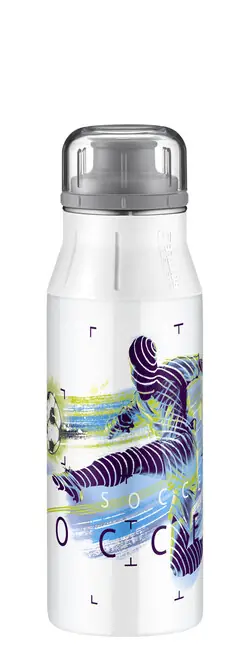 Autentický alfi elementBottle Kids dětská láhev na pití z nerezové oceli ‘ 0,6 l fotbalový míč