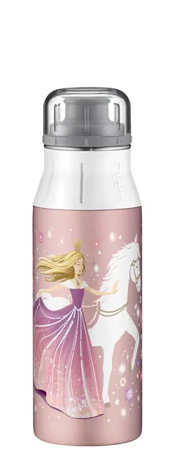 Pouze Dnes alfi elementBottle Dětská nerezová láhev na pití ‘ 0,6 l princezna