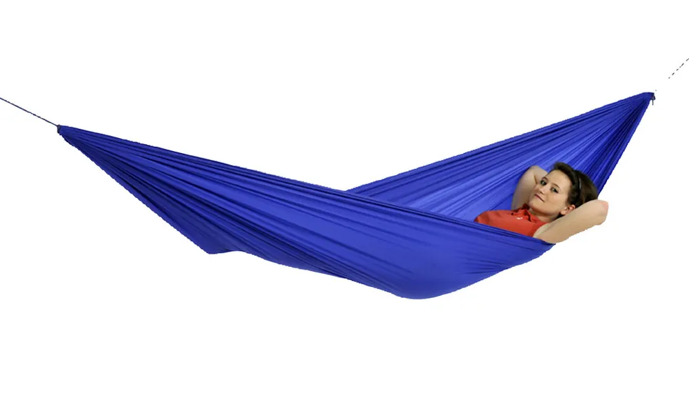 Cestovní sada Amazonas Hammock modrá Vysoce Kvalitní