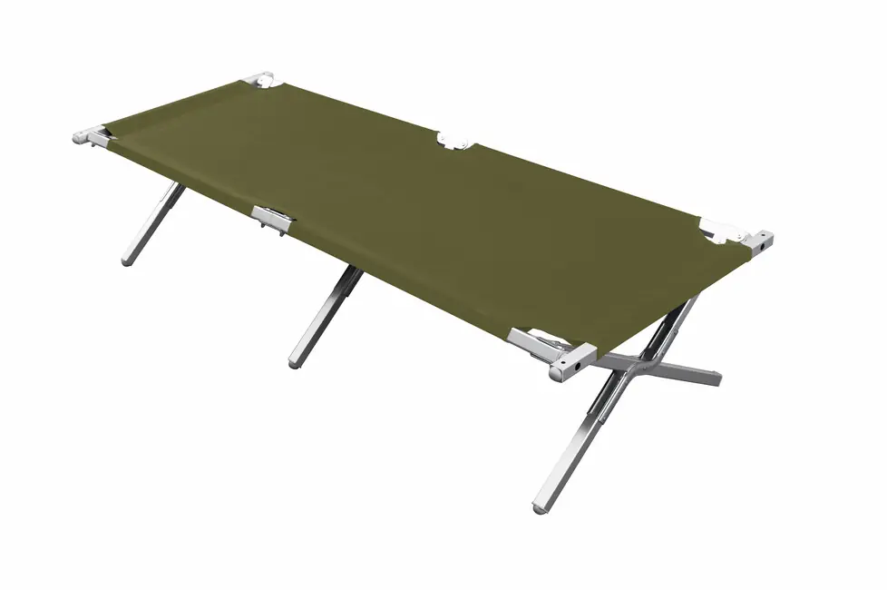 Cestovní lehátko BasicNature Alu-Campbed olive 210 cm Novinka