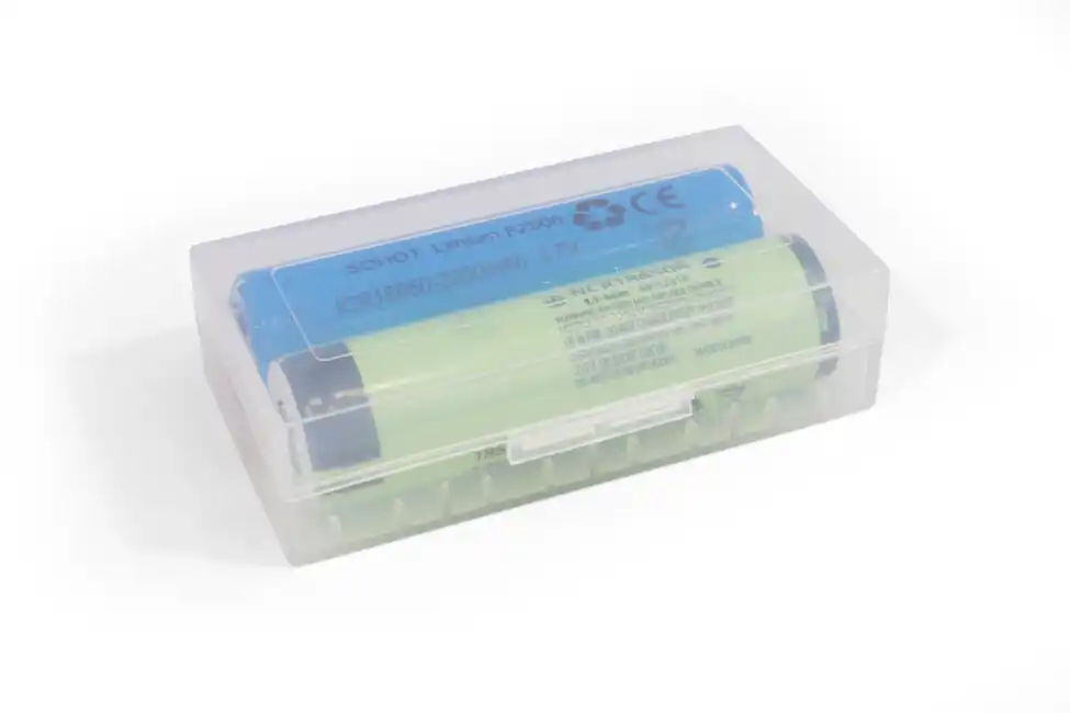 BasicNature Battery box pro 2 x 18650 baterie transparentní Akční Cena