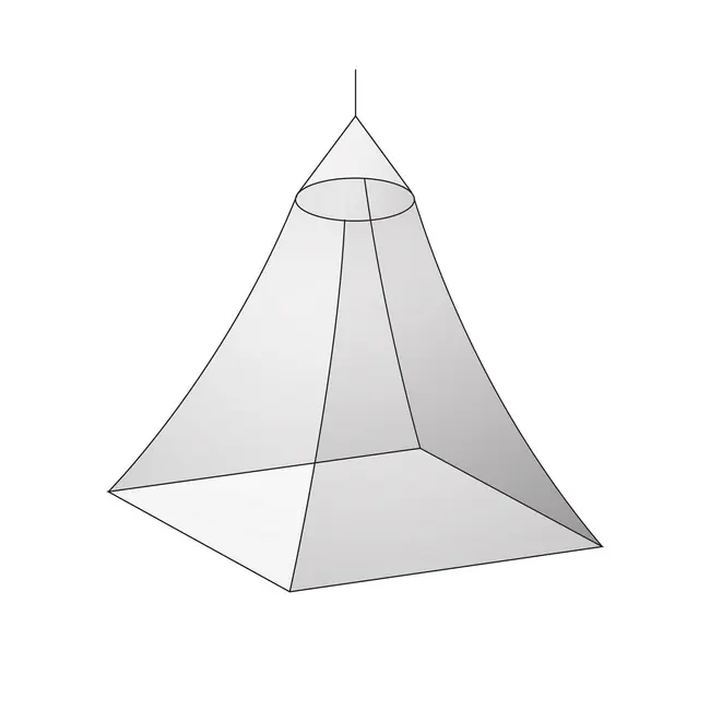Originální BasicNature Classic Mosquito Net Canopy Mesh 850