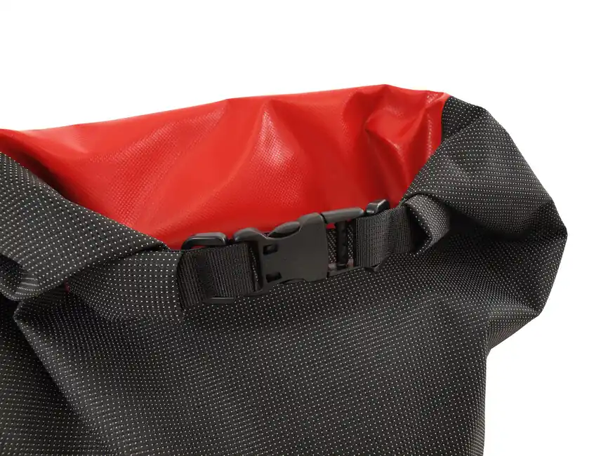 BasicNature Duffelbag Vodotěsný batoh Duffel Bag s rolovacím uzávěrem 40 L černo-červený Nejprodávanější