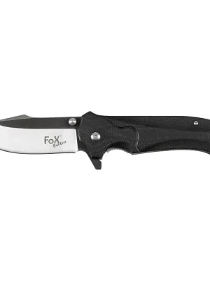 Omezená Nabídka Fox Outdoor Nůž Jack jednoruční, černý, rukojeť G10