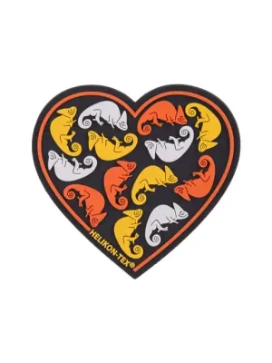Výhodná Nabídka Helikon-Tex "Heart" nášivka - PVC - Black