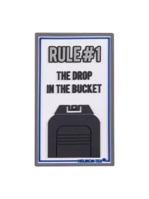 Helikon-Tex "Rule 1" nášivka - PVC - Bílá Ověřený