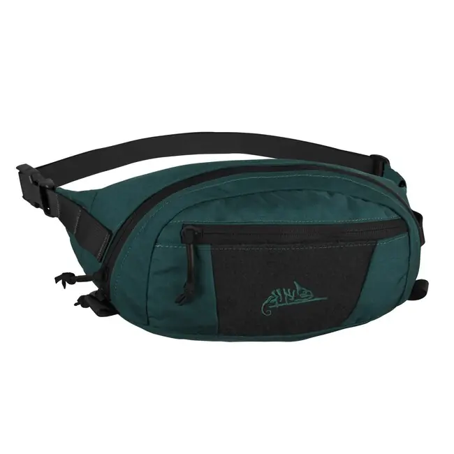 Cenový Hit Helikon-Tex BANDICOOT ledvinka - Cordura - smaragdově zelená / černá C