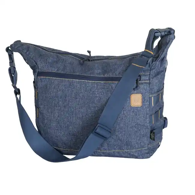 Helikon-Tex Taška BUSHCRAFT SATCHEL - zmes nylonu a polyesteru - melanžová modrá Nejlepší Volba