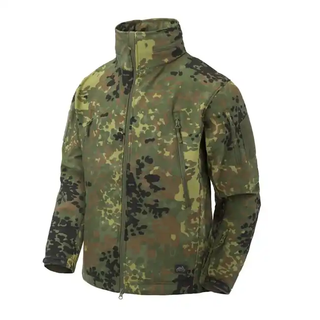 Nová Kolekce Helikon-Tex Bunda GUNFIGHTER - Shark Skin - Flecktarn