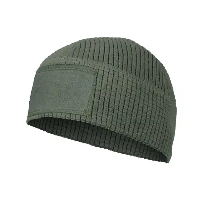 Helikon-Tex Čepice RANGE Beanie - Grid Fleece - olivově zelená Cenová Bomba
