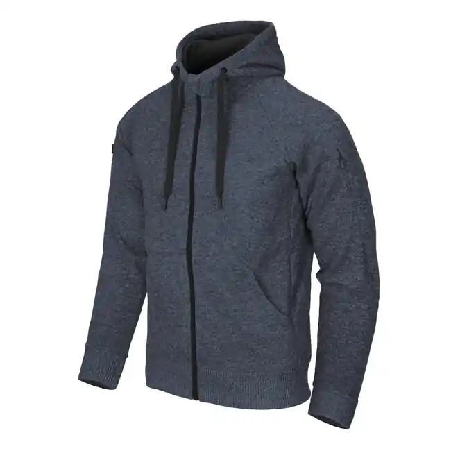 Dokud Zásoby Vydrží Helikon-Tex Covert Taktická mikina s kapucí (FullZip) - Melange Blue