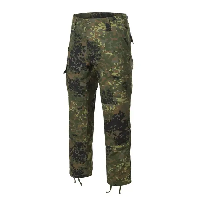 Sezónní Sleva Helikon-Tex CPU Kalhoty - PolyCotton Ripstop - Flecktarn