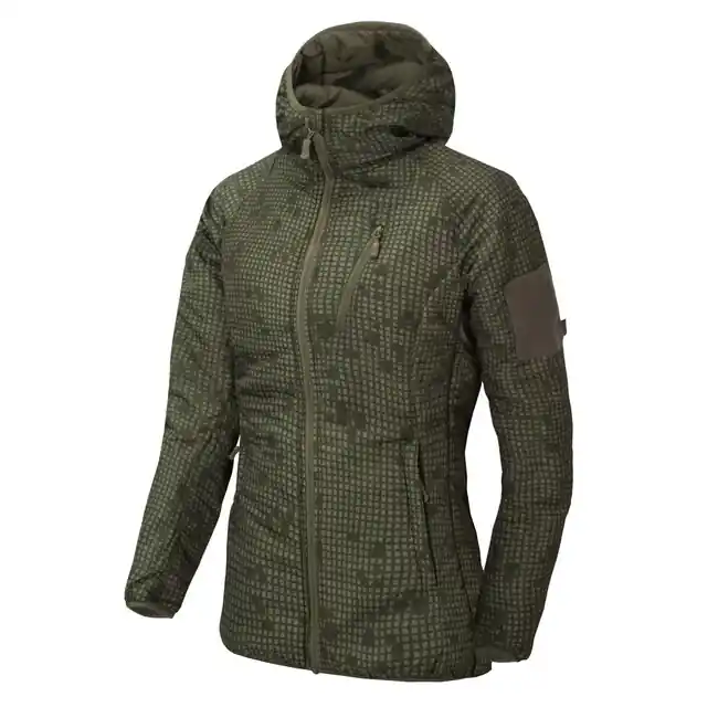 Ověřený Helikon-Tex Dámská bunda s kapucí WOLFHOUND - Desert Night Camo