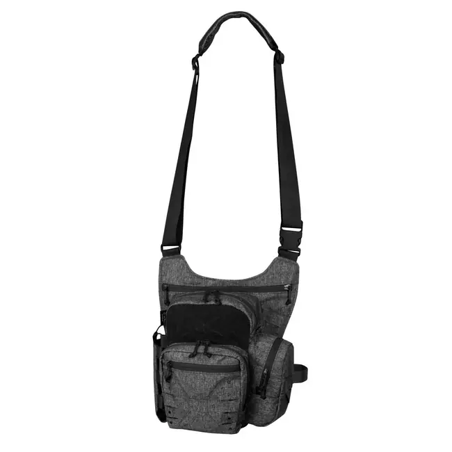 Helikon-Tex EDC Taška přes rameno - Nylon Polyester Blend - Melange Black-Grey Víkendová Akce