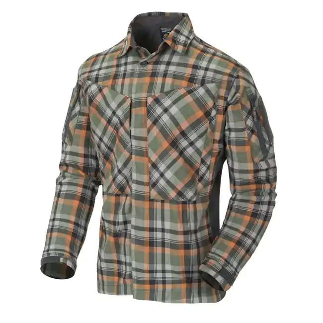 Cenový Hit Helikon-Tex Flanelová košile MBDU - Timber Olive Plaid