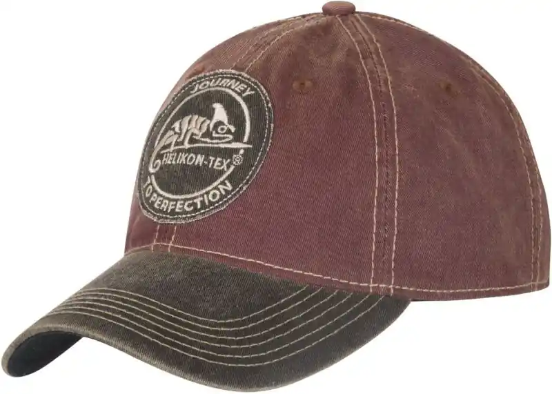 Hit Sezóny Helikon-Tex Helikon-Tex Snapback kšiltovka - Dirty Washed Cotton - Maroon/black