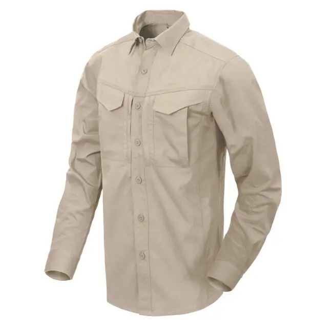 Vrácení Zdarma Helikon-Tex Košile DEFENDER Mk2 s dlouhým rukávem - PolyCotton Ripstop - béžová