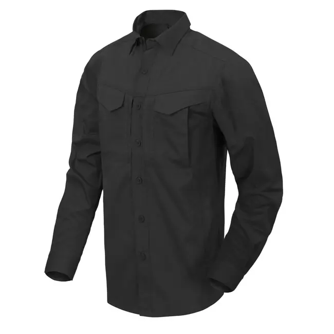 Aktuální Helikon-Tex Košile DEFENDER Mk2 s dlouhým rukávem - PolyCotton Ripstop - černá