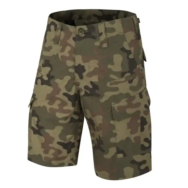 Helikon-Tex Krátke kalhoty CPU - PolyCotton Ripstop - EN Woodland Nejprodávanější