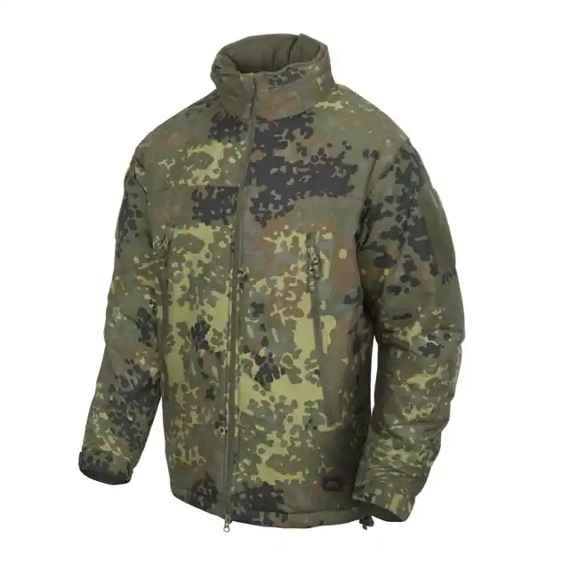 Levný Helikon-Tex Lehká zimní bunda LEVEL 7 - Climashield Apex 100g - Flecktarn