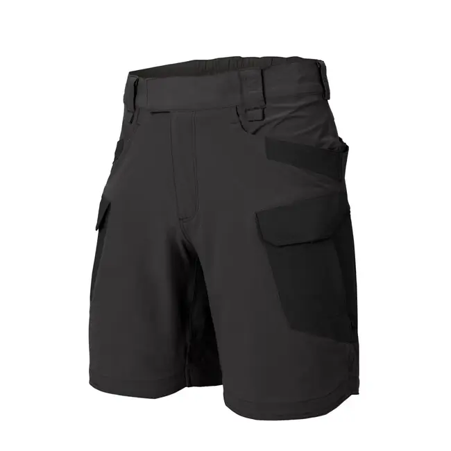 Přímo Od Výrobce Helikon-Tex Outdoorové taktické šortky OTS 8.5" - VersaStretch Lite - Popelavá šedá / Čierna