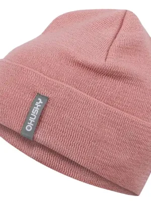 HUSKY dámská merino čepice Merhat 4, světle oranžová Oblíbený